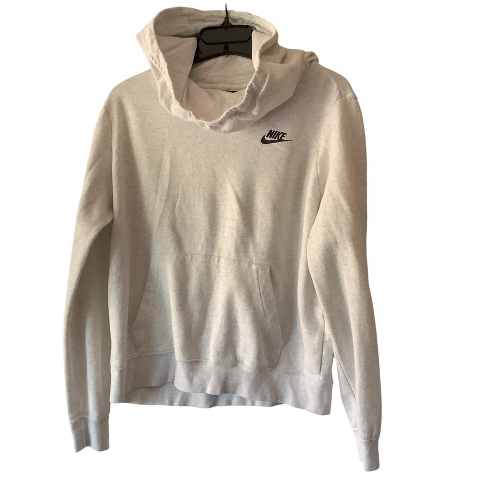 Medium Funnel Neck Nike Light Grey Sweatshirt